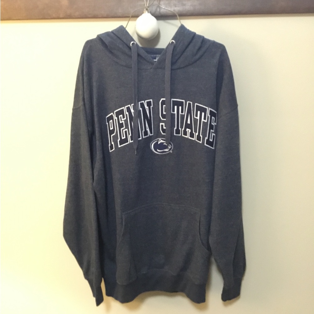 Blue ladies hooded PSU sweatshirt